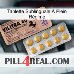 Tablette Sublinguale À Plein Régime 41